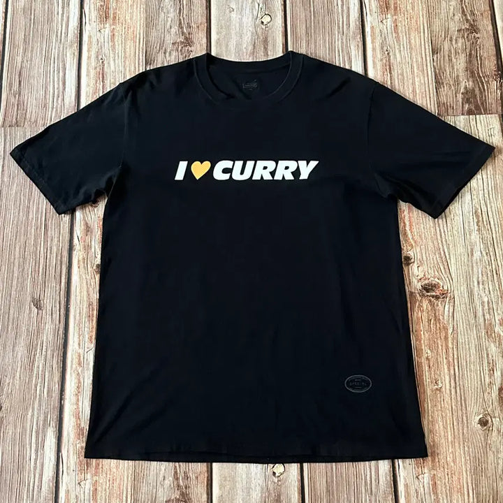 [BUNJANG] TangTang I LOVE CURRY Graphic T-Shirt XL / TangTang 탕탕 I LOVE CURRY 프린팅 티셔츠 XL사이즈