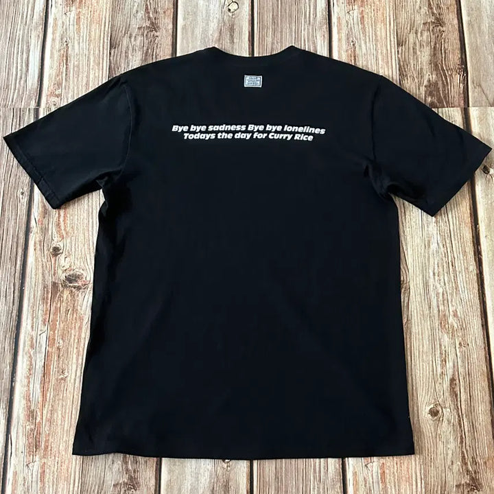 [BUNJANG] TangTang I LOVE CURRY Graphic T-Shirt XL / TangTang 탕탕 I LOVE CURRY 프린팅 티셔츠 XL사이즈