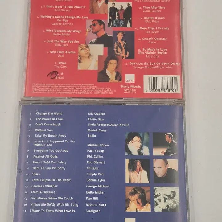 [BUNJANG] The Power Of Love Vol. 1 &amp; 2 Complete Set / 셀린디온 조지마이클 에릭클랩튼 Power Of Love 1 2 완질