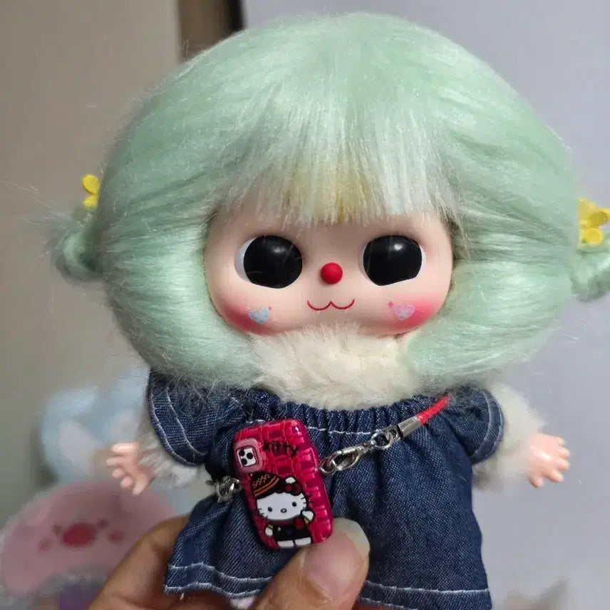 [BUNJANG] Babysree Sanbal-i Plush Doll with Hello Kitty Bag / 베이비쓰리 산발이