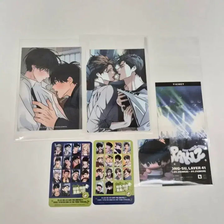 [BUNJANG] Sparkles POB Bundle Set (Fragrant Border, Thawing Curve, Black Wooden Horse, Boosiragi) / 스파클즈 입장특전, 향의경계,해빙곡선,검은목마 뽀시래기 특전