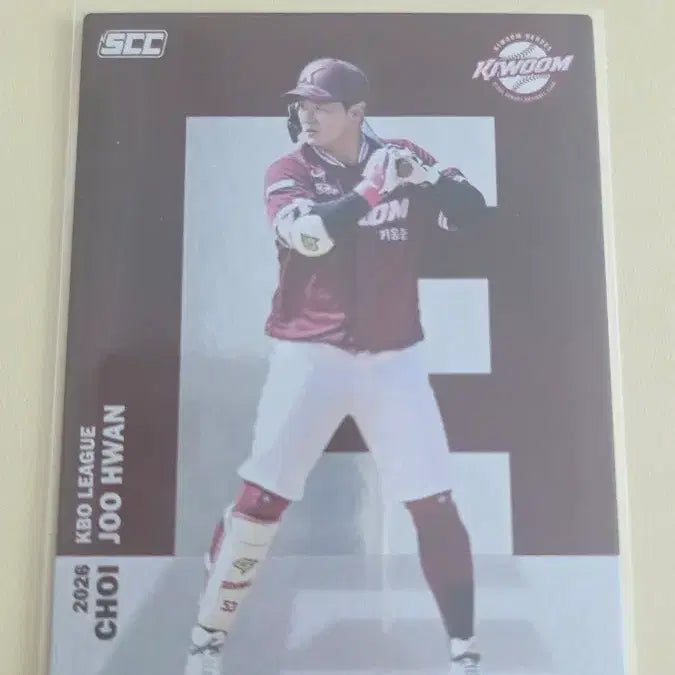 [BUNJANG] Kiwoom Heroes Choi Ju-hwan Holo Baseball Card / kbo 카드 키움 최주환 홀로