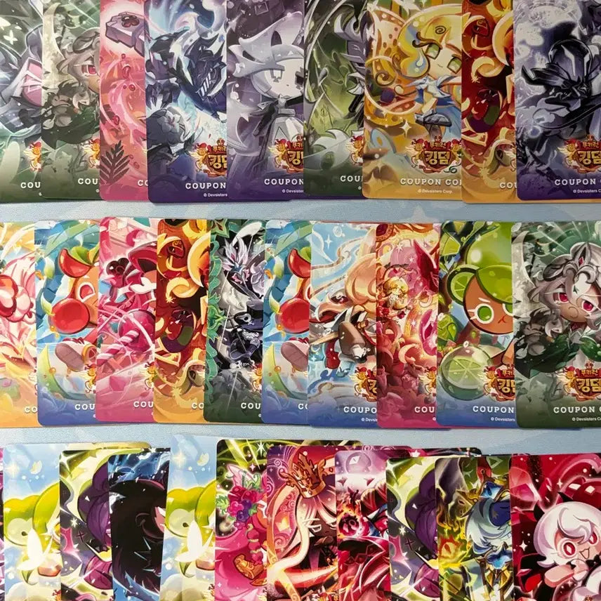 [BUNJANG] Cookie Run Kingdom Unused Coupon Card Random Set (10 pcs) / 쿠키런 킹덤 미사용 쿠폰카드 랜덤10개