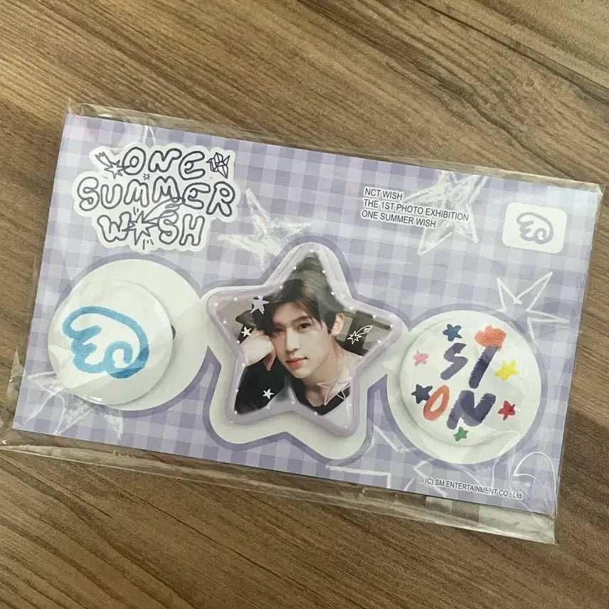[BUNJANG] NCT WISH Exhibition Pin Button Sion / 위시 NCT WISH 전시회 핀버튼 시온