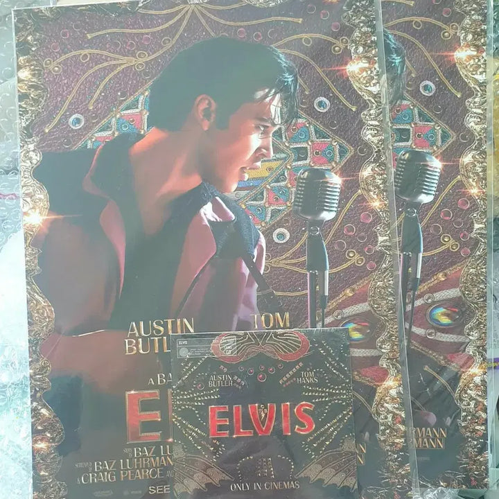 [BUNJANG] Elvis ScreenX Poster Bundle with Paper LP / 엘비스포스터+돌비페이퍼LP