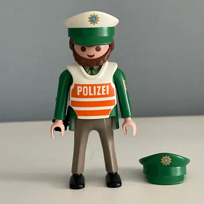 [BUNJANG] Playmobil Green Police Officer (Used) / 중고 플레이모빌 초록 남자 경찰