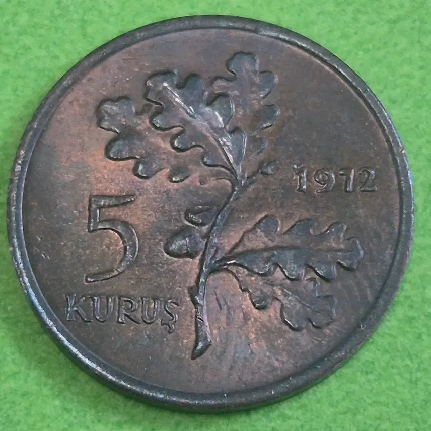 [BUNJANG] 1972 Turkey 5 Kuruş Coin / [희귀] 1972 터키 5쿠루시 동전M3443