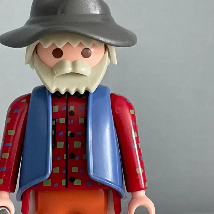 [BUNJANG] Playmobil Farmer Grandfather Figure (Used) / 중고 플레이모빌 흰수염 농부 할아버지