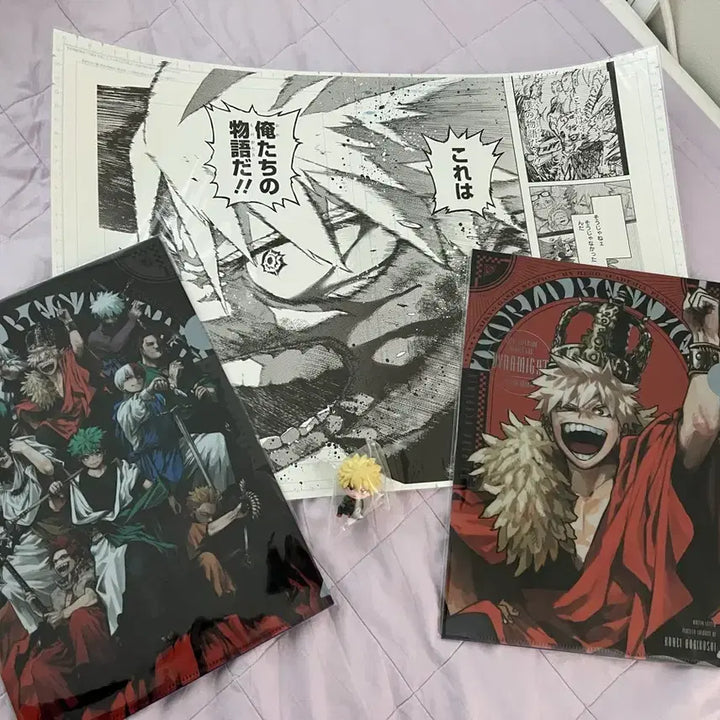 [BUNJANG] My Hero Academia Katsuki Bakugo Original Drawing Reproduction Set / 택포2)나히아 원화전 원고 바쿠고카츠키