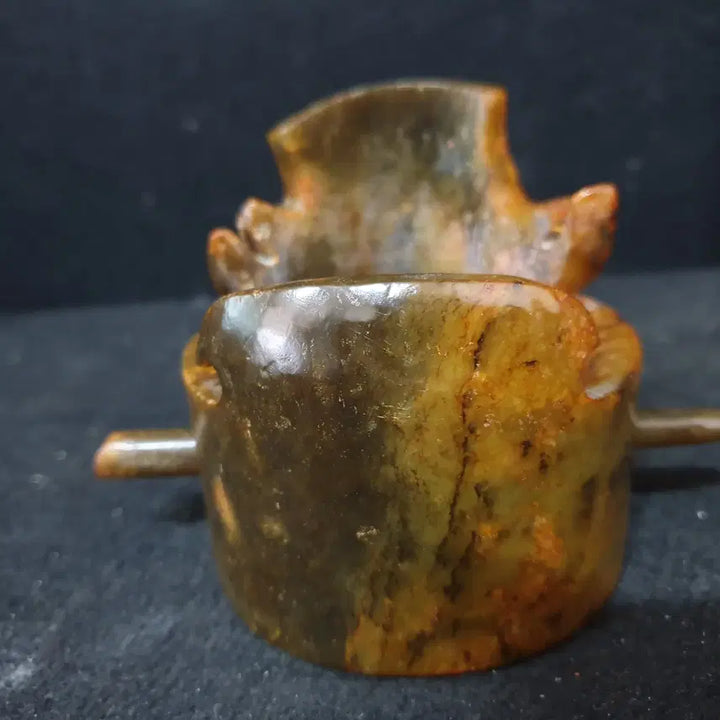 [BUNJANG] Qing Dynasty Bronze Celadon Celadon Jar / (수원만물)출토 화전옥 옥고