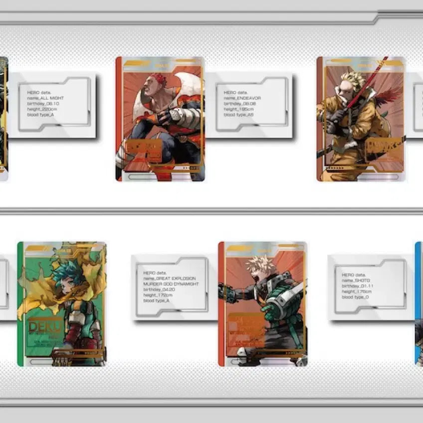 [BUNJANG] My Hero Academia Original Art Exhibition Collection Card Set (Sealed) / (미개봉)나히아 원화전 콜렉션 카드 세트