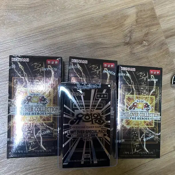 [BUNJANG] Yu-Gi-Oh! Limit Over Collection: The Heroes 5 Boxes + Promo Packs Bundle / 유희왕 리오클 5박스+프로모 판매
