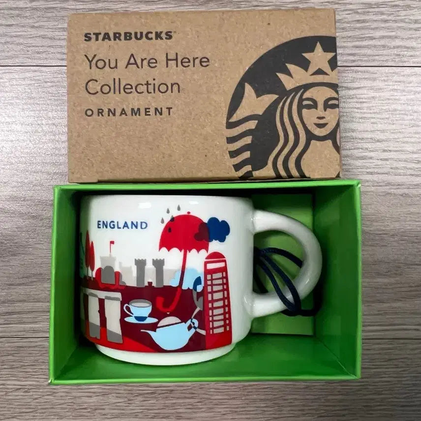 [BUNJANG] Starbucks You Are Here Collection England Espresso Mug Ornament / 스타벅스 유아히어 영국(잉글랜드) 시티컵 에스프레소잔