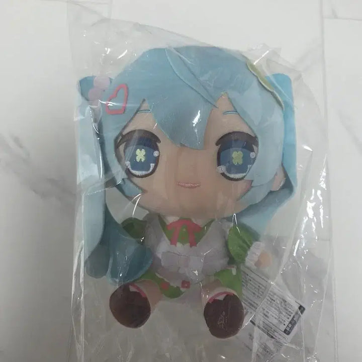 [BUNJANG] Hatsune Miku Kurumaru Big Plush Clover Version / 하츠네 미쿠 큐루마루 빅 누이구루미 클로버 버전
