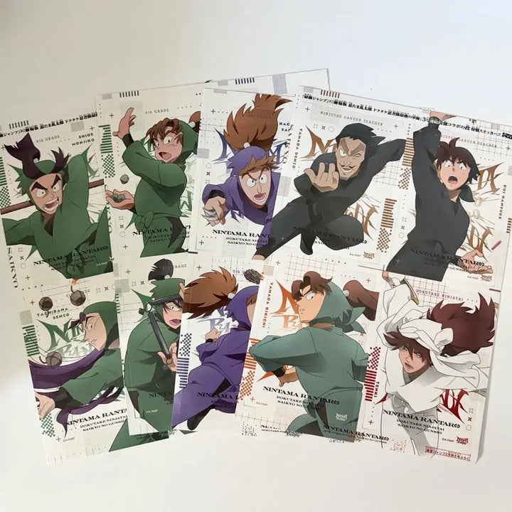 [BUNJANG] Nintama Rantaro Saikyo Jump Sticker Bundle Set / 일괄)닌타마 닌자보이 란타로 최강점프 부록 스티커