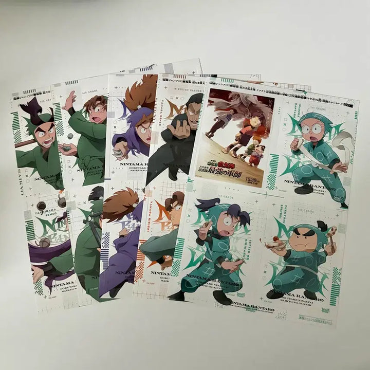 [BUNJANG] Nintama Rantaro Saikyo Jump Sticker Bundle Set / 일괄)닌타마 닌자보이 란타로 최강점프 부록 스티커