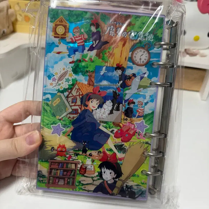 [BUNJANG] Ghibli A6 Acrylic Binder with Acrylic Shaker Diary / [새상품] 지브리A6 아크릴바인더 현금생활 아크릴쉐이커 다이어리