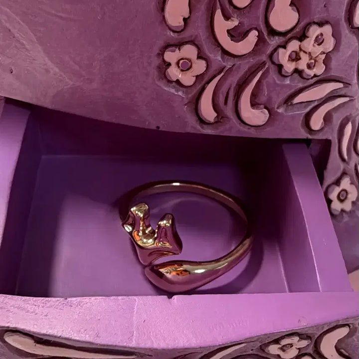 [BUNJANG] Japanese Gold Plated Lucky Fox Ring (One Size) / 일본도금 행운반지 여우링(프리사이즈)