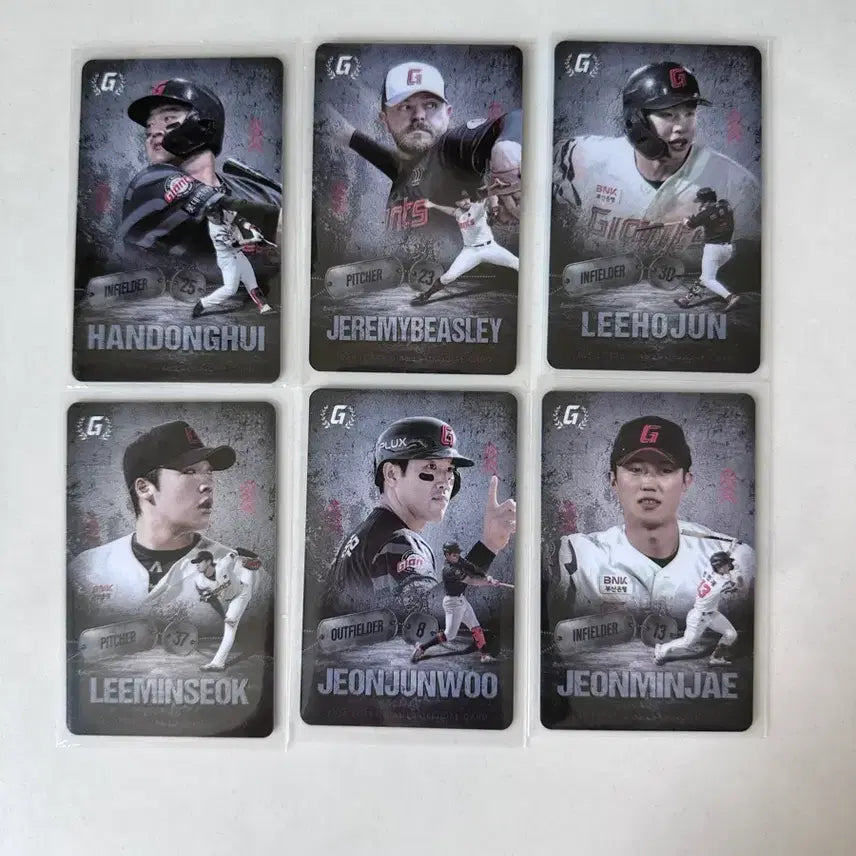 [BUNJANG] Lotte Giants Bundle Set Photocards / (일괄) 롯데 자이언츠 포토카드 포카 전준우 전민재 한동희 이민석 이호준