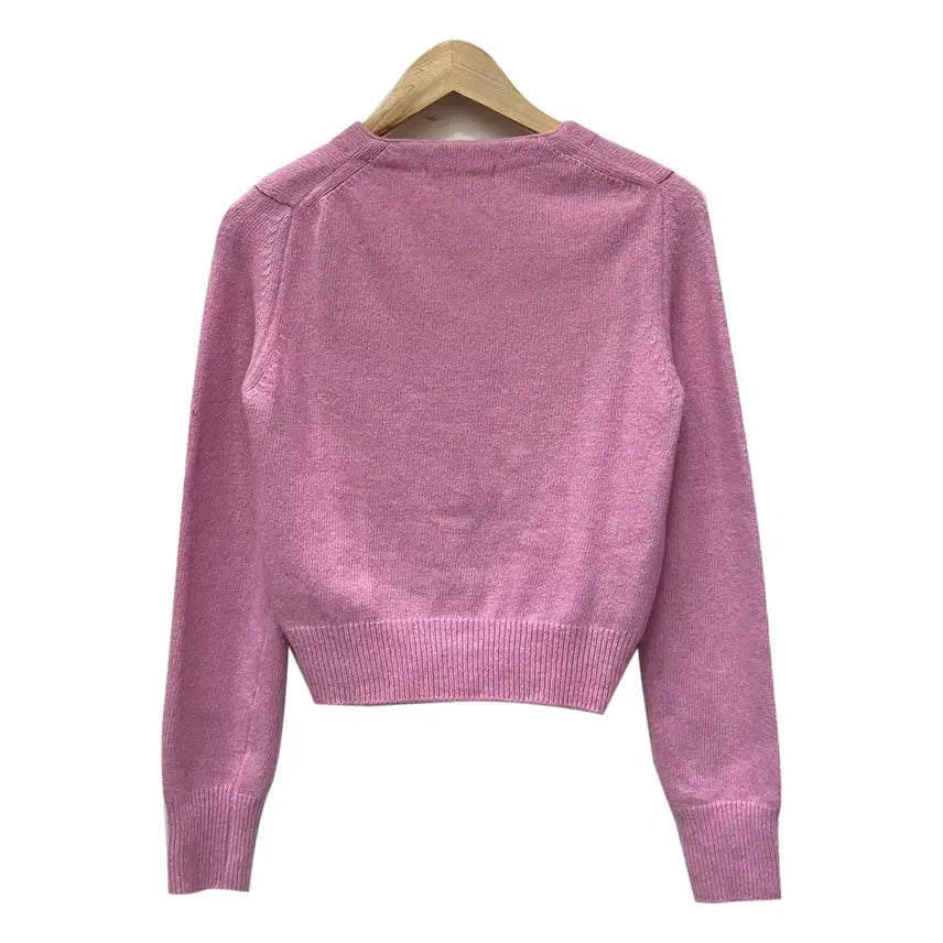[BUNJANG] Mardi Mercredi V-neck Raccoon Blended Cardigan OS / 마르디 메크르디 브이넥 라쿤 블렌디드 가디건 OS