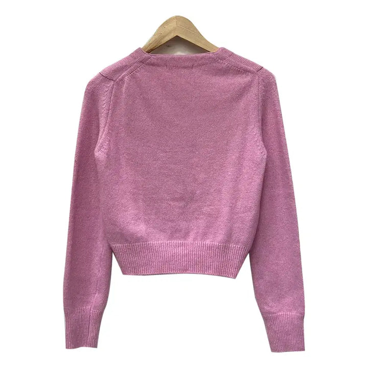 [BUNJANG] Mardi Mercredi V-neck Raccoon Blended Cardigan OS / 마르디 메크르디 브이넥 라쿤 블렌디드 가디건 OS