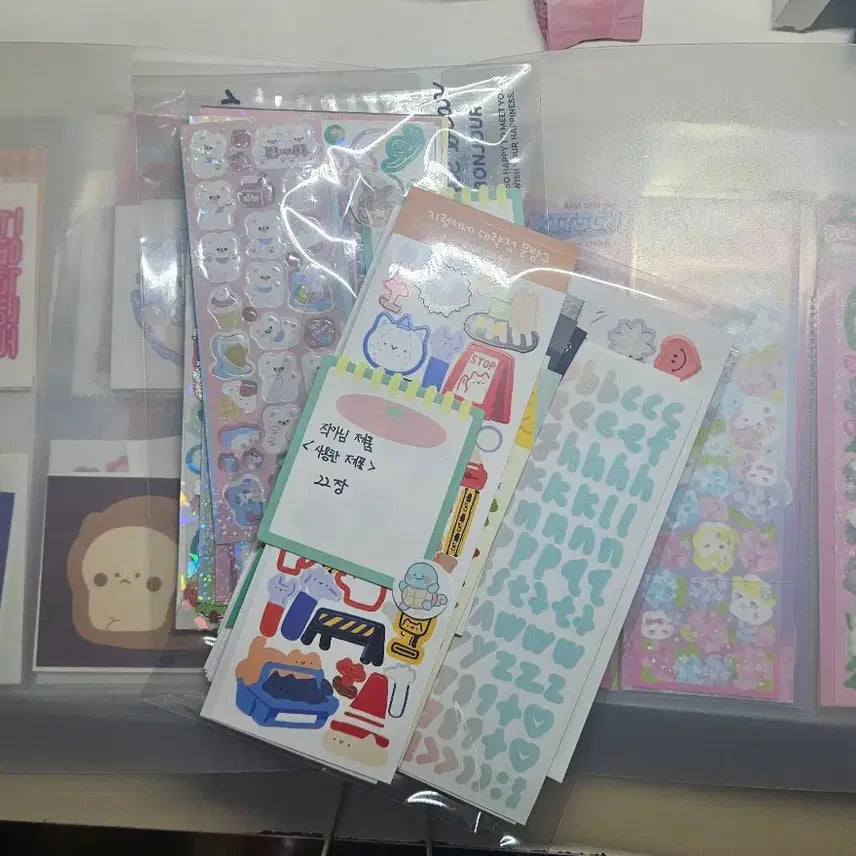 [BUNJANG] Large Bundle of 870 Seal Stickers / 인스타 텐바이텐 다이소 다꾸 씰스티커 870장 일괄 판매합니다!!