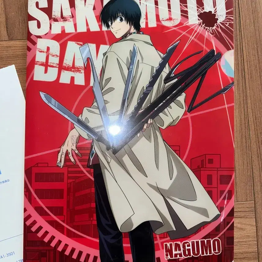 [BUNJANG] Sakagami Days L-Size Clear File / 사카모토데이즈 클리어 파일 새상품