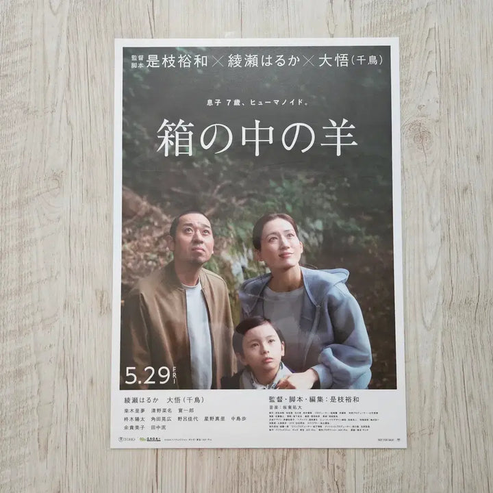 [BUNJANG] The Girl in the Box Japanese Original Main Poster (A3) / (상자 속의 양) 일본 오리지널 메인 포스터 (A3)