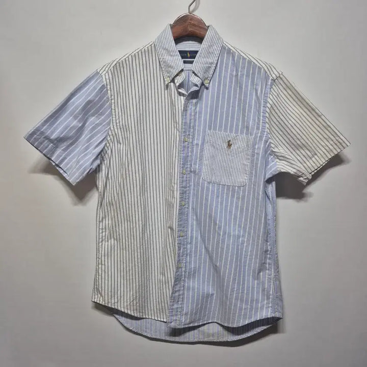 [BUNJANG] Polo Ralph Lauren Striped Mix Short Sleeve Shirt M / 폴로 랄프로렌 반팔 셔츠 스트라이프 믹스M
