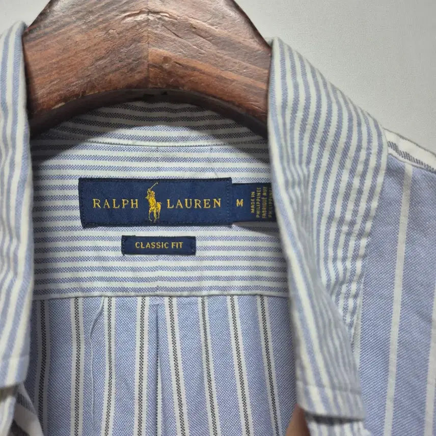 [BUNJANG] Polo Ralph Lauren Striped Mix Short Sleeve Shirt M / 폴로 랄프로렌 반팔 셔츠 스트라이프 믹스M