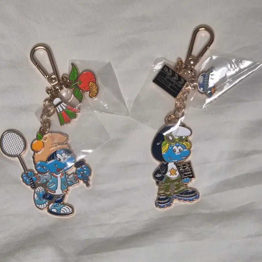 [BUNJANG] SEVENTEEN Smurfs Isaac Toast Collaboration Keyring Seungkwan, Vernon / 세븐틴 스머프 이삭토스트 콜라보 키링 승관,버논