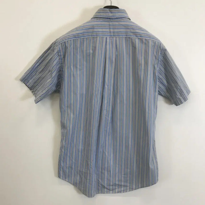 [BUNJANG] Polo Ralph Lauren Custom Fit Striped Short Sleeve Shirt / 폴로 랄프로렌 커스텀핏 스트라이프셔츠 반팔 [40]