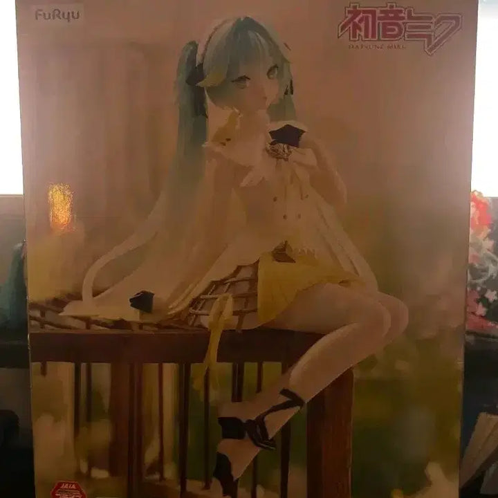 [BUNJANG] Vocaloid Hatsune Miku Canary Noodles stopper Figure / 미쿠 카나리아 누들스토퍼
