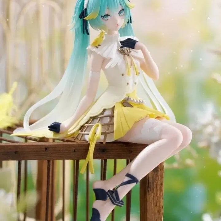[BUNJANG] Vocaloid Hatsune Miku Canary Noodles stopper Figure / 미쿠 카나리아 누들스토퍼