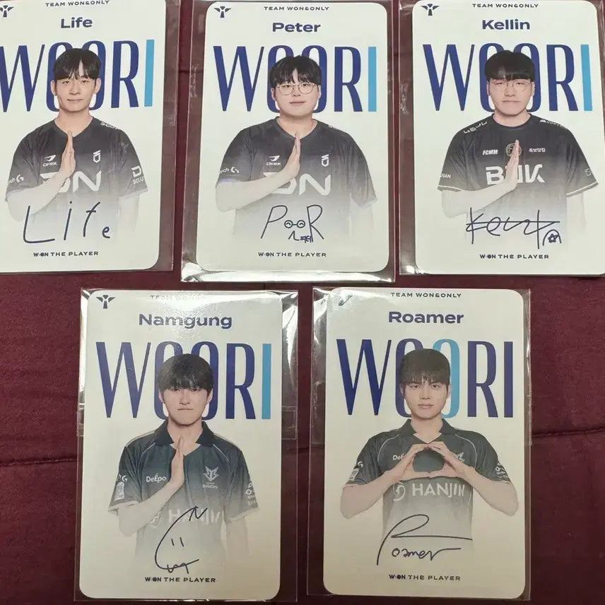 [BUNJANG] LCK Woori Bank Photocard / LCK 우리은행 포토카드 양도 및 교환