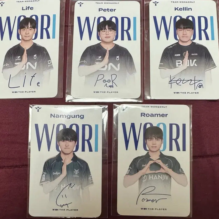 [BUNJANG] LCK Woori Bank Photocard / LCK 우리은행 포토카드 양도 및 교환