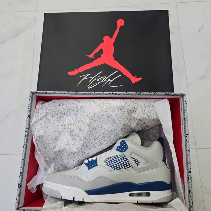 [BUNJANG] Nike Jordan 4 Industrial Blue / [265] 나이키 조던4 밀블 인더스트리얼 블루