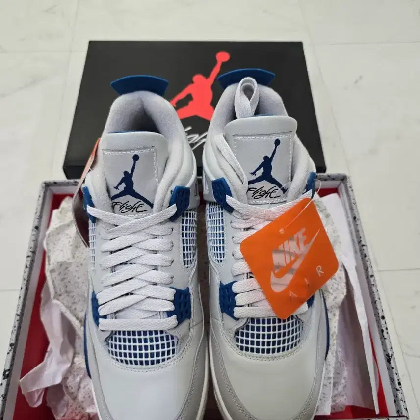 [BUNJANG] Nike Jordan 4 Industrial Blue / [265] 나이키 조던4 밀블 인더스트리얼 블루