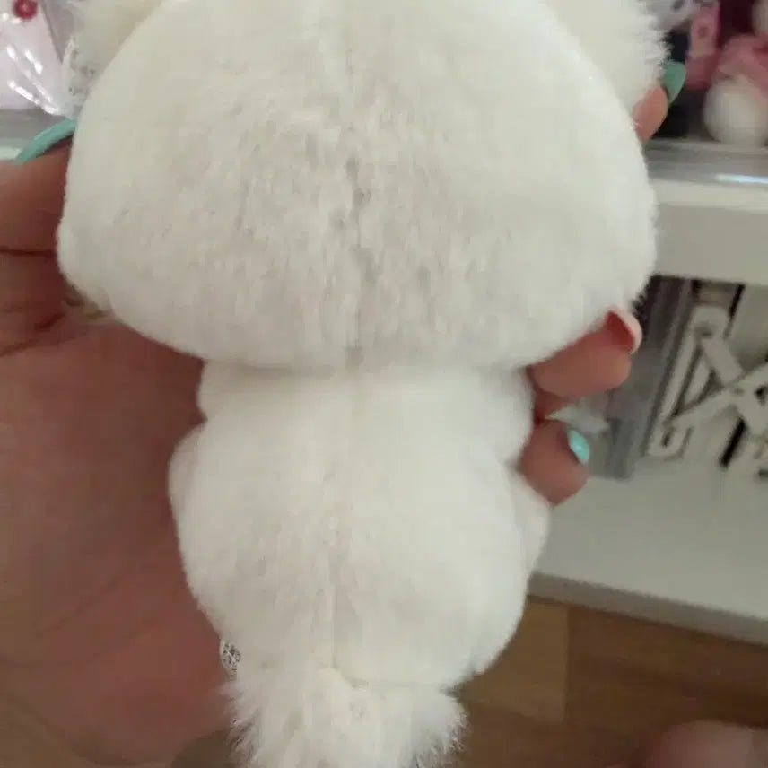 [BUNJANG] Heisei Charmikitty Heart Mascot Keyring White / 헤이세이 챠미키티 하트 마스코트키링 화이트