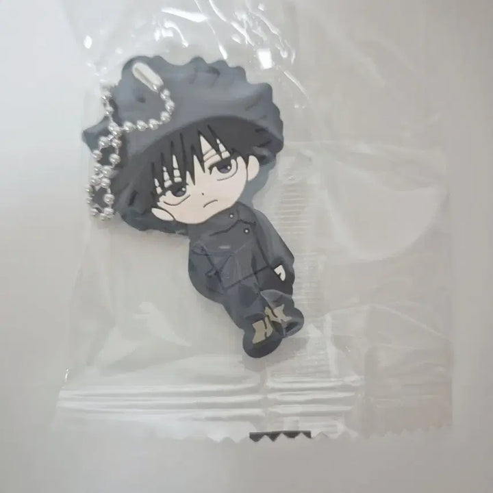 [BUNJANG] Jujutsu Kaisen Fushiguro Megumi Scythe Rubber Strap Gacha Keychain / 주술 후시구로 메구미 사멸러버스트랩 가챠 키링
