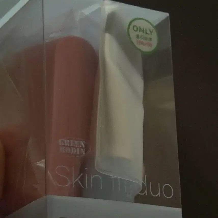 [BUNJANG] Green Rodin Mini Spatula Brush Set with Ddungtteok Puff (2pcs) / 그린로댕 미니 스파츌라 브러시 올리브영 (+뚱떡퍼프 2p)