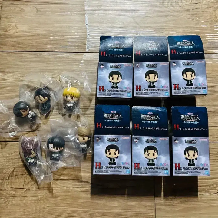 [BUNJANG] Attack on Titan Nendoroid Full Set (6 Types) / 마지막풀셋6종일괄) 진격의거인 H상 초코노코 에렌 리바이 엘빈 미카사