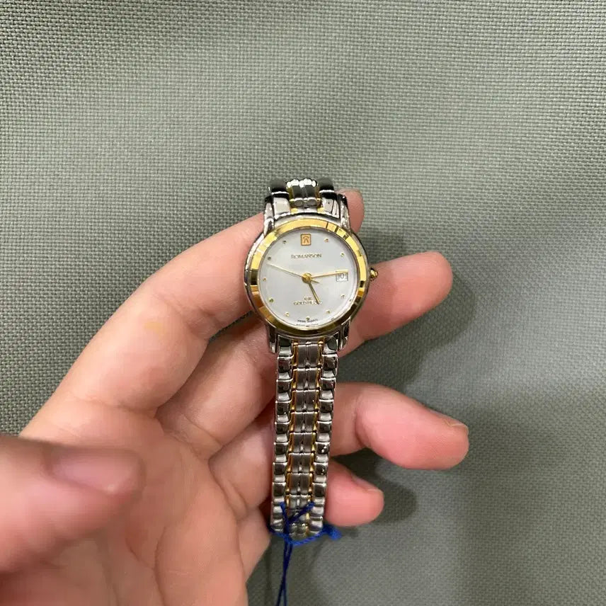[SOLD OUT] 로만손 18k 베질 크라운 여성 빈티지 시계