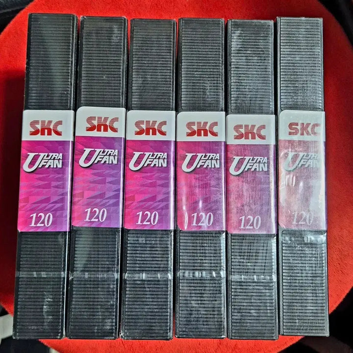 [BUNJANG] SKC Ultra Pan VHS Tapes (6-Tape Bundle Set) - Sealed / SKC 비디오 테이프 6개일괄 미개봉