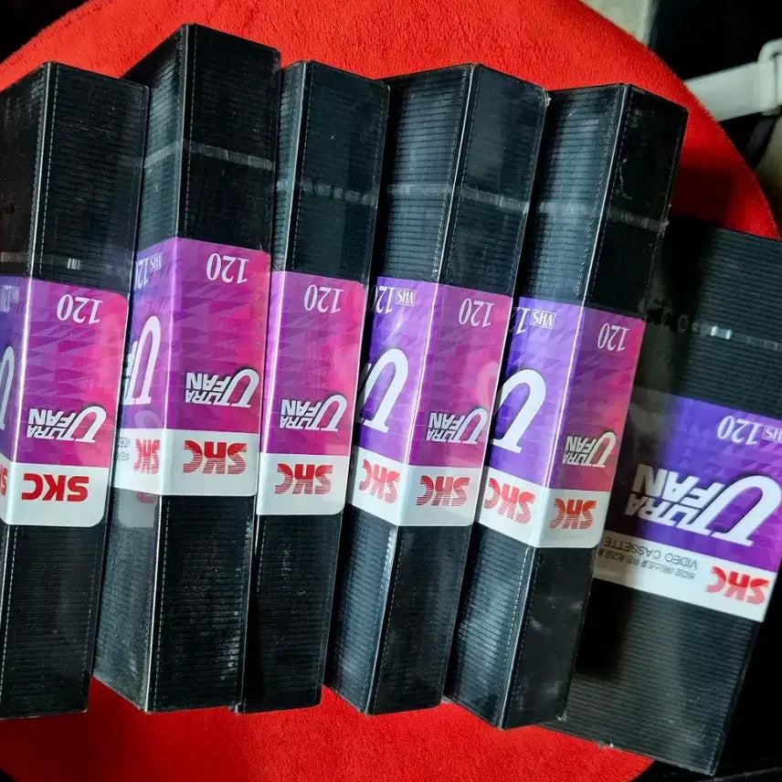 [BUNJANG] SKC Ultra Pan VHS Tapes (6-Tape Bundle Set) - Sealed / SKC 비디오 테이프 6개일괄 미개봉