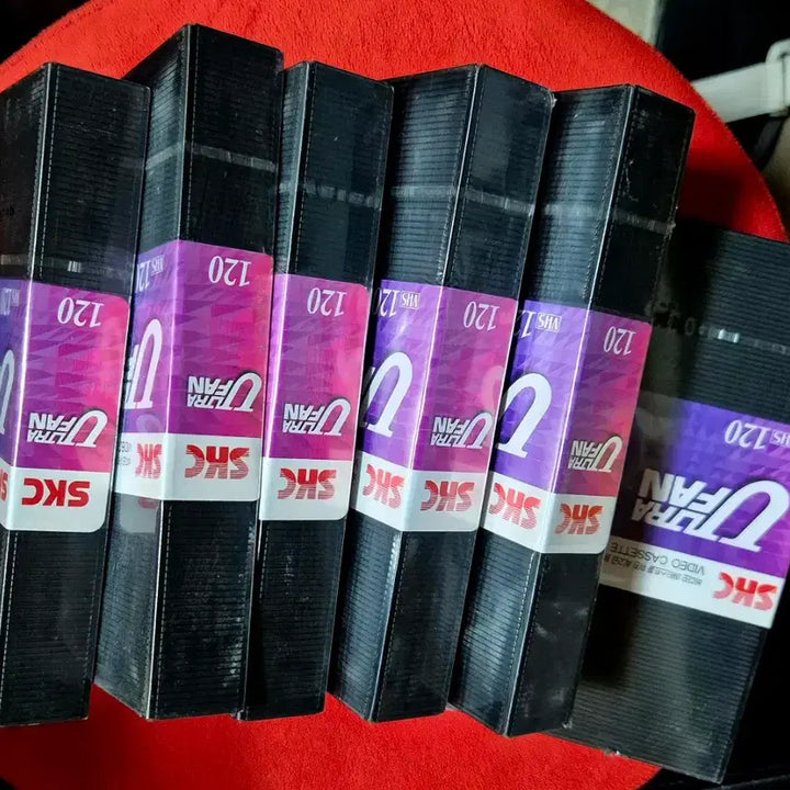 [BUNJANG] SKC Ultra Pan VHS Tapes (6-Tape Bundle Set) - Sealed / SKC 비디오 테이프 6개일괄 미개봉