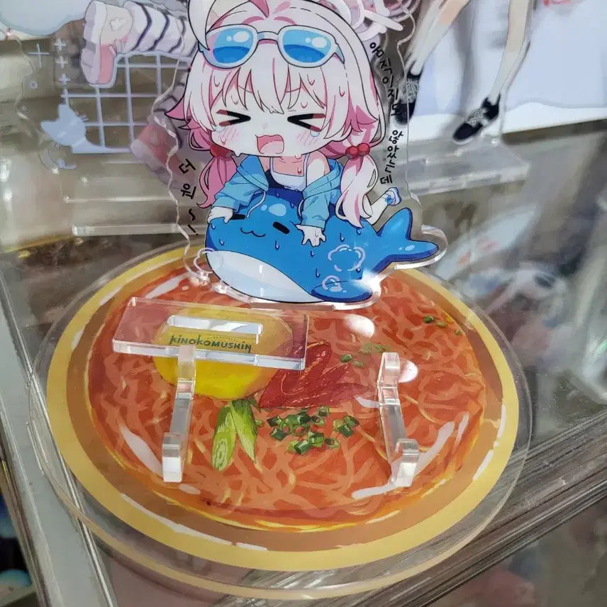 [BUNJANG] Blue Archive Hoshino Ramen Lid Acrylic Stand / 블루아카이브 호시노 라면 뚜껑 아크릴 스탠드 판매합니다.