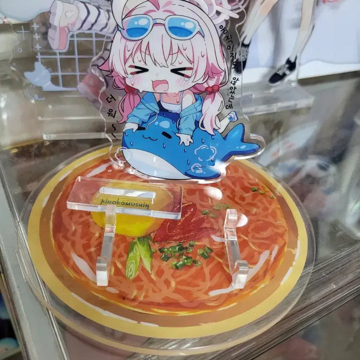 [BUNJANG] Blue Archive Hoshino Ramen Lid Acrylic Stand / 블루아카이브 호시노 라면 뚜껑 아크릴 스탠드 판매합니다.