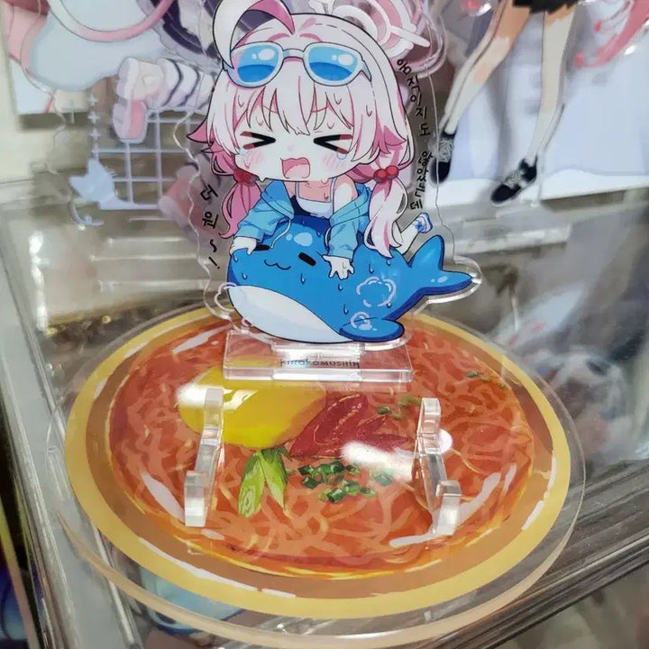 [BUNJANG] Blue Archive Hoshino Ramen Lid Acrylic Stand / 블루아카이브 호시노 라면 뚜껑 아크릴 스탠드 판매합니다.