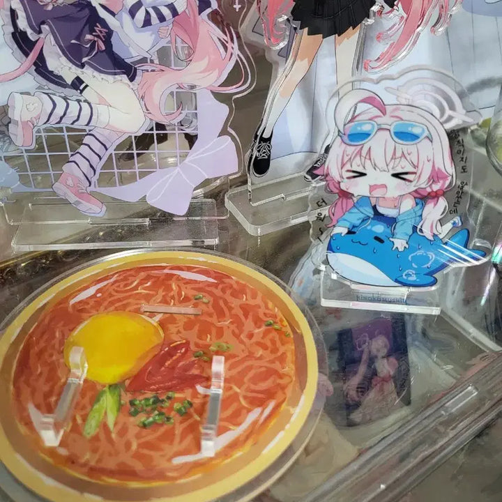 [BUNJANG] Blue Archive Hoshino Ramen Lid Acrylic Stand / 블루아카이브 호시노 라면 뚜껑 아크릴 스탠드 판매합니다.
